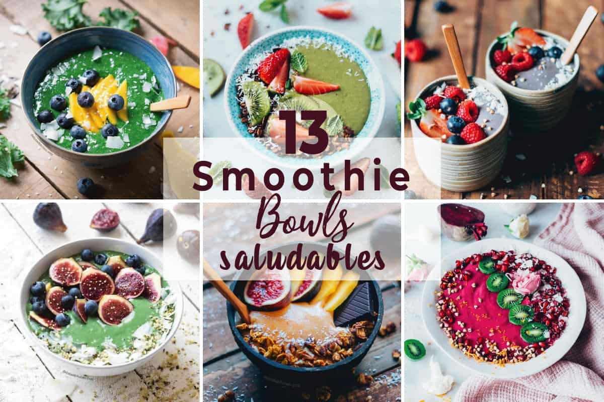 5 smoothie bowls saludables