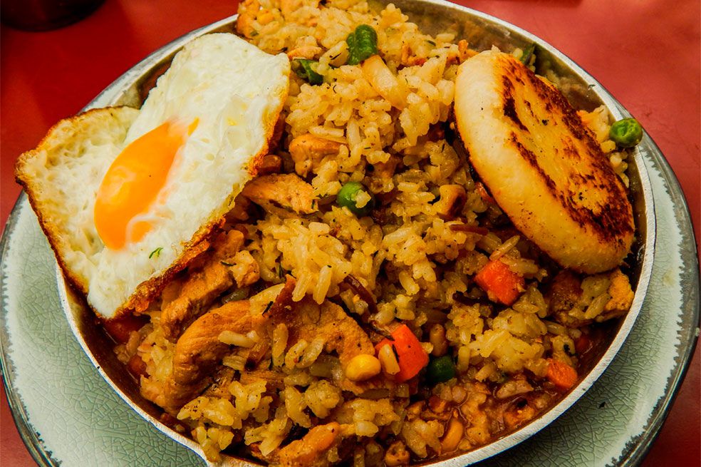 arroz paisa receta