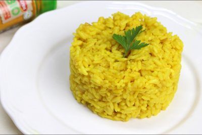 como hacer arroz amarillo con curcuma