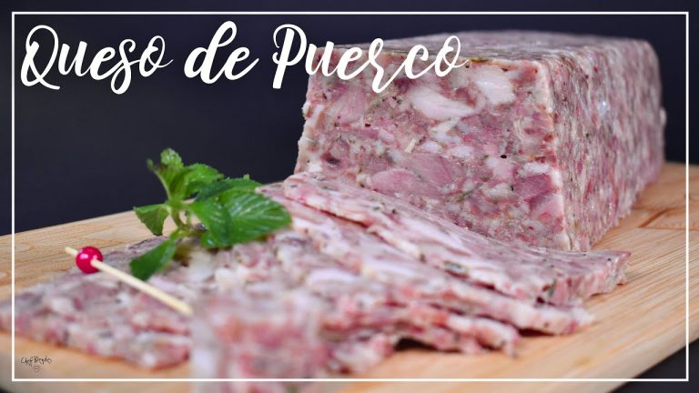 Qué es el queso de puerco y cómo se prepara