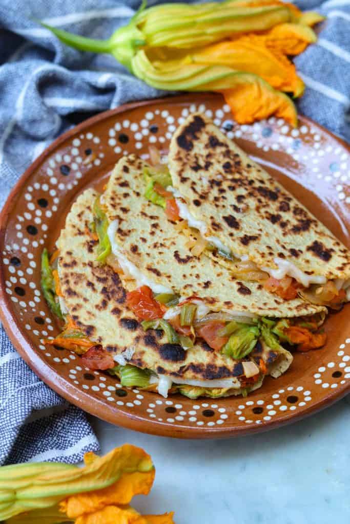 Quesadillas de Flor de Calabaza Muy fácil de preparar 1 quesadillas de flor de calabaza muy facil de preparar