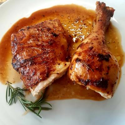 receta pollo al horno jugoso