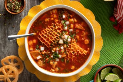 sopa de mondongo menudo o pancita comida mexicana